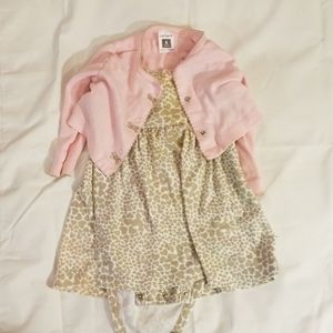 Baby girl dress and light jacket